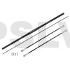 LX0457 Lynx 130X T.B.S. System Ultra Tail Boom Combo Set Silver